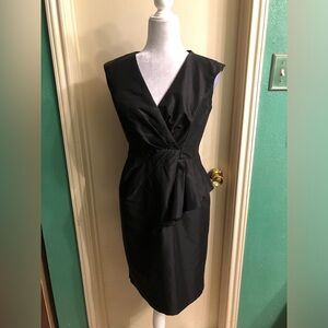 Evan Picone Sleeveless Dress with Ruched Front